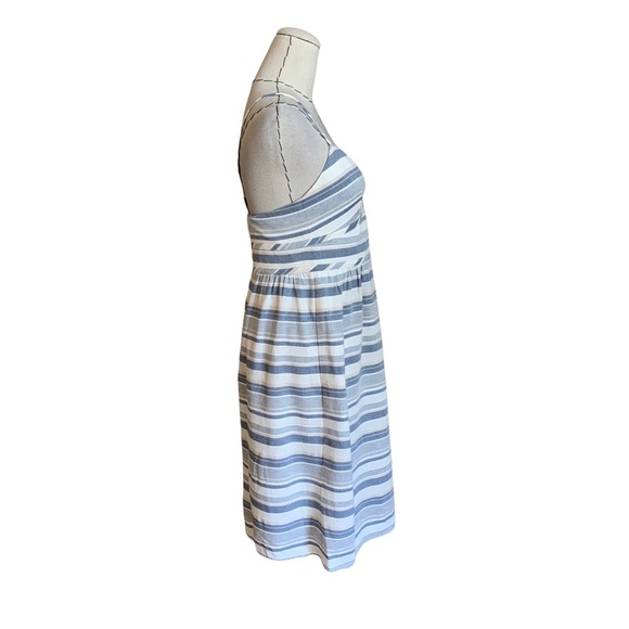Theory Melaena Haviana Stripe Dress Blue & White sz 2 Spring Summer Vacation - Picture 4 of 10